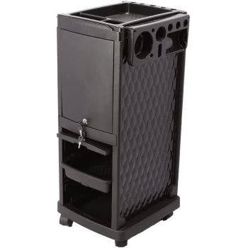 Professional Double Locking Shelf Trolley for Salon